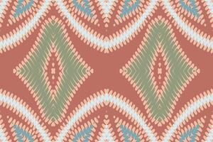 Buchara Muster nahtlos skandinavisch Muster Motiv Stickerei, Ikat Stickerei Design zum drucken australisch Vorhang Muster geometrisch Kissen Modell- kurti Mogul Blumen vektor