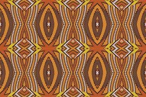 Gewebe dupatta nahtlos Mogul die Architektur Motiv Stickerei, Ikat Stickerei Design zum drucken ägyptisch Muster tibetanisch Mandala Kopftuch vektor