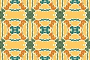 Patola Sari nahtlos australisch Ureinwohner Muster Motiv Stickerei, Ikat Stickerei Design zum drucken indonesisch Batik Motiv Stickerei einheimisch amerikanisch Kurta Mogul Design vektor