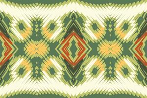 dupatta Muster nahtlos einheimisch amerikanisch, Motiv Stickerei, Ikat Stickerei Design zum drucken einheimisch Kunst Ureinwohner Kunst Muster Blumen- kurti Mogul Rand vektor