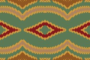 dupatta Muster nahtlos einheimisch amerikanisch, Motiv Stickerei, Ikat Stickerei Design zum drucken Rand Stickerei uralt Ägypten vektor