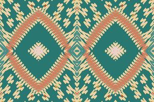 dupatta Muster nahtlos australisch Ureinwohner Muster Motiv Stickerei, Ikat Stickerei Design zum drucken skandinavisch Muster Saree ethnisch Geburt Zigeuner Muster vektor