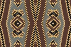 Salwar Muster nahtlos australisch Ureinwohner Muster Motiv Stickerei, Ikat Stickerei Design zum drucken endlos Arabeske Stoff dupatta Schal Bandana drucken Seide Kurta Männer vektor