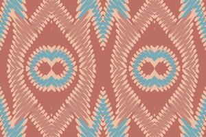 pakistanisch Kleider Muster nahtlos einheimisch amerikanisch, Motiv Stickerei, Ikat Stickerei Design zum drucken skandinavisch Muster Saree ethnisch Geburt Zigeuner Muster vektor