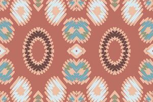 pakistanisch Kleider Muster nahtlos einheimisch amerikanisch, Motiv Stickerei, Ikat Stickerei Design zum drucken Tapisserie Blumen- Kimono wiederholen Muster Schnürung Spanisch Motiv vektor