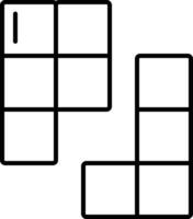 tetris översikt illustration vektor
