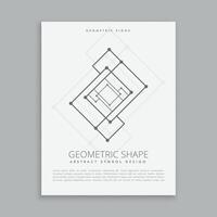 heilig Geometrie lineart gestalten Poster Flyer vektor