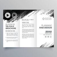 modern företag trifold broschyr design mall design illustration vektor