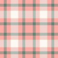 Tartan Muster Textur von prüfen Plaid mit ein nahtlos Stoff Textil- Hintergrund. vektor