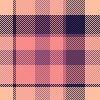 Golf Muster Stoff , Ostern Plaid prüfen Textur. Weihnachten Hintergrund Tartan nahtlos Textil- im rot und Orange Farben. vektor