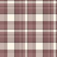 Textil- Hintergrund Muster von Tartan Textur mit ein Plaid nahtlos prüfen Stoff. vektor