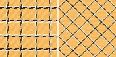 Muster Plaid Stoff von Tartan prüfen mit ein Hintergrund Textur Textil- nahtlos. vektor