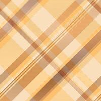 prüfen Hintergrund nahtlos von Muster Stoff mit ein Textil- Plaid Tartan Textur. vektor