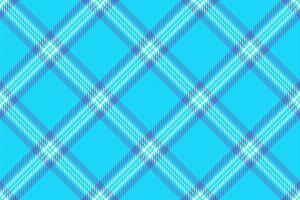 mång sömlös bakgrund kolla upp, samtida textil- pläd tartan. sjaskig textur mönster tyg i ljus och cyan färger. vektor