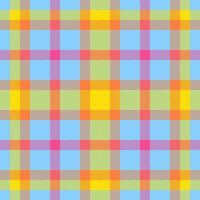 Muster Textur von nahtlos Tartan prüfen mit ein Stoff Textil- Hintergrund Plaid. vektor