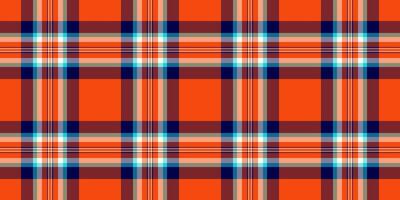 Falte Tartan Plaid, Wiederholung prüfen nahtlos Muster. Papier Textil- Textur Hintergrund Stoff im rot und Pastell- Farben. vektor