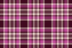 Stoff Textil- von Muster Tartan Plaid mit ein nahtlos Textur Hintergrund überprüfen. vektor