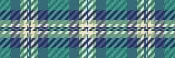 Plaid Hintergrund nahtlos von Stoff Muster Tartan mit ein prüfen Textur Textil- . vektor