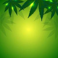 Cannabis verlässt Hintergrund. Vektor-Illustration vektor