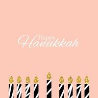 glad Hanukkah, judisk semester bakgrund. vektor illustration. Hanukkah är namnet på den judiska högtiden