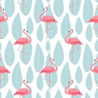 bunter rosa Flamingo Musterdesign Hintergrund. Vektor-Illustration vektor