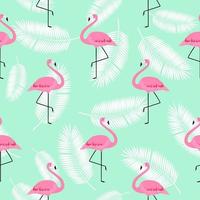 bunter rosa Flamingo Musterdesign Hintergrund. Vektor-Illustration vektor