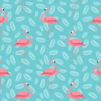 bunter rosa Flamingo Musterdesign Hintergrund. Vektor-Illustration vektor