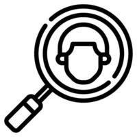 Gelegenheit Finder Symbol Illustration zum uiux vektor