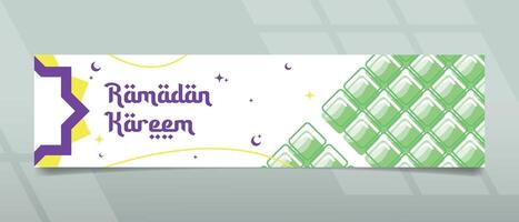 Ramadan kareem Banner Design vektor