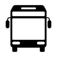 Silhouette Bus Symbol Illustration vektor