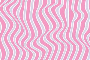 enkel abstrakt bebis rosa och lite himmel Färg vertikal linje vågig mönster vektor