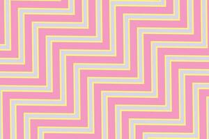 enkel abstrakt bebis rosa och lite himmel Färg zig zag dagonal linje vågig mönster på gul Färg bakgrund en rosa och blå randig mönster är tillgängliga för inköp vektor