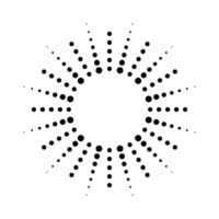 Feuerwerk.Vintage Sonnendurchbruch. Sprengung Sonne Strahlen. Logo oder Beschriftung Design Element. radial Sonnenuntergang Balken. vektor