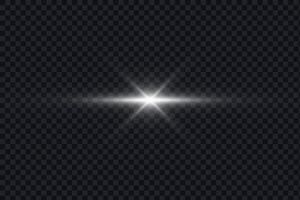 ljus lysa skarpt effekt. stjärna lysande ljus partiklar, design element på bakgrund vektor