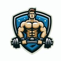 Fitness Bodybuilder Design Mann vektor