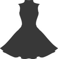 Single Frauen Kleider schwarz Farbe nur vektor
