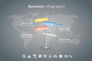 tecken infographic mall för företag. vektor