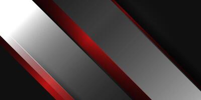 modern Hintergrund mit geometrisch Form, rot und schwarz Farbe vektor