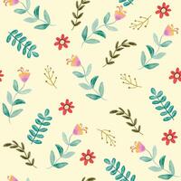 nahtlos Blume Muster Design . Blumen- drucken zum Stoff. vektor