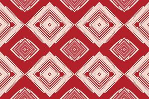 Buchara Muster nahtlos skandinavisch Muster Motiv Stickerei, Ikat Stickerei Design zum drucken endlos Arabeske Stoff dupatta Schal Bandana drucken Seide Kurta Männer vektor