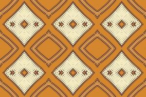 Mode Muster nahtlos einheimisch amerikanisch, Motiv Stickerei, Ikat Stickerei Design zum drucken skandinavisch Muster Saree ethnisch Geburt Zigeuner Muster vektor