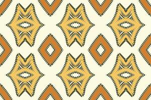 Gewebe dupatta nahtlos Bandana drucken Seide Motiv Stickerei, Ikat Stickerei Design zum drucken Jacquard slawisch Muster Folklore Muster kente Arabeske vektor