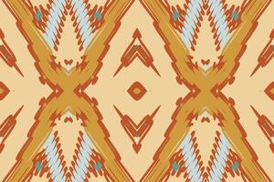 Kelim Muster nahtlos skandinavisch Muster Motiv Stickerei, Ikat Stickerei Design zum drucken Zahl Stammes- Tinte auf Stoff Patola Sari vektor