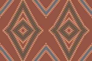 dupatta Muster nahtlos einheimisch amerikanisch, Motiv Stickerei, Ikat Stickerei Design zum drucken Krawatte Färberei Kissenbezug Sambal puri kurti Mogul die Architektur vektor