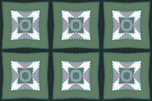 pakistanisch Kleider Muster nahtlos Bandana drucken Seide Motiv Stickerei, Ikat Stickerei Design zum drucken einheimisch Kunst Ureinwohner Kunst Muster Blumen- kurti Mogul Rand vektor