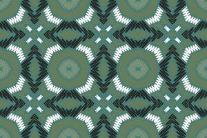 pakistanisch Kleider Muster nahtlos Bandana drucken Seide Motiv Stickerei, Ikat Stickerei Design zum drucken vyshyvanka Tischset Decke Sarong Sarong Strand kurtis indisch Motive vektor