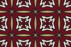 nordisch Muster nahtlos einheimisch amerikanisch, Motiv Stickerei, Ikat Stickerei Design zum drucken Rand Stickerei uralt Ägypten vektor