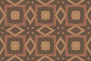 Motiv Folklore Muster nahtlos Bandana drucken Seide Motiv Stickerei, Ikat Stickerei Design zum drucken indonesisch Batik Motiv Stickerei einheimisch amerikanisch Kurta Mogul Design vektor