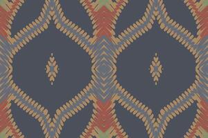 Banarasi Muster nahtlos skandinavisch Muster Motiv Stickerei, Ikat Stickerei Design zum drucken Muster Jahrgang Blume Volk navajo Patchwork Muster vektor