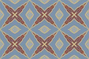 navajo Muster nahtlos australisch Ureinwohner Muster Motiv Stickerei, Ikat Stickerei Design zum drucken Jacquard slawisch Muster Folklore Muster kente Arabeske vektor